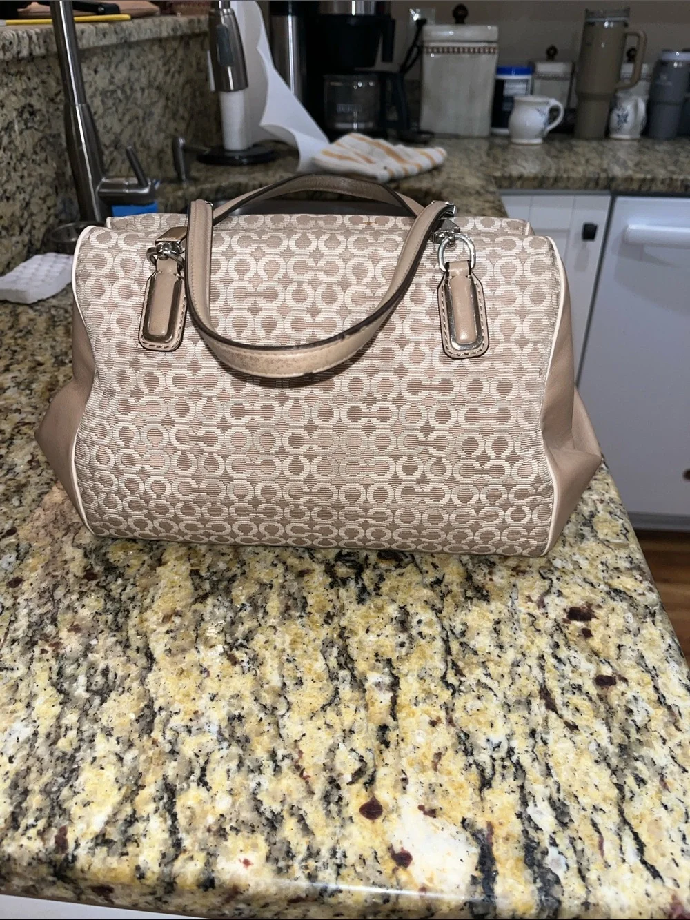 EUC Authentic Coach Madison Madeline East/West Handbag.
